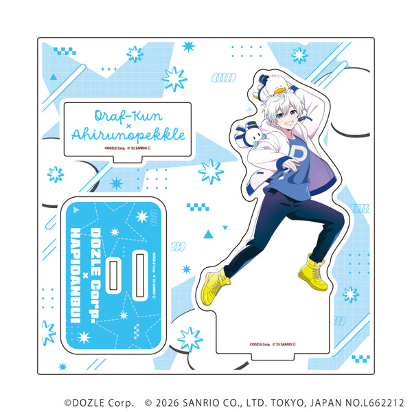 『ドズル社×はぴだんぶい』アクリルスタンドプレート04/おらふくん×あひるのペックル(コラボイラスト)