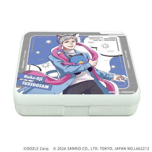 『ドズル社×はぴだんぶい』小物ケース06/ネコおじ×タキシードサム(コラボイラスト)