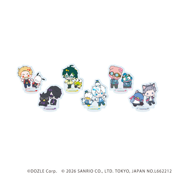 『ドズル社×はぴだんぶい』アクリルぷちスタンド01/コンプリートセット(全6種)(コラボイラスト)