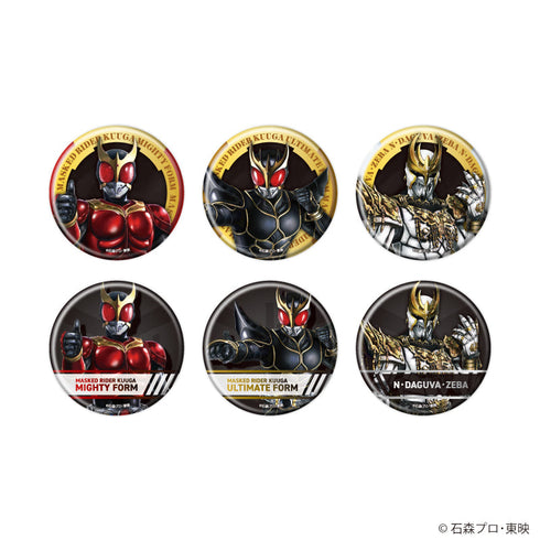 『仮面ライダークウガ』缶バッジ01/コンプリートセット(全6種)(描き起こしイラスト)