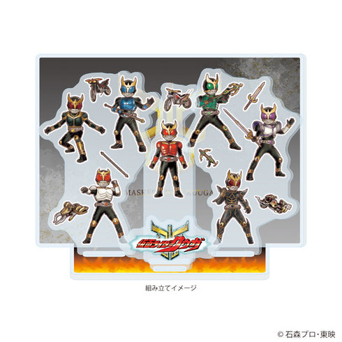 『仮面ライダークウガ』アクリルジオラマ01/集合デザイン(グラフアートイラスト)