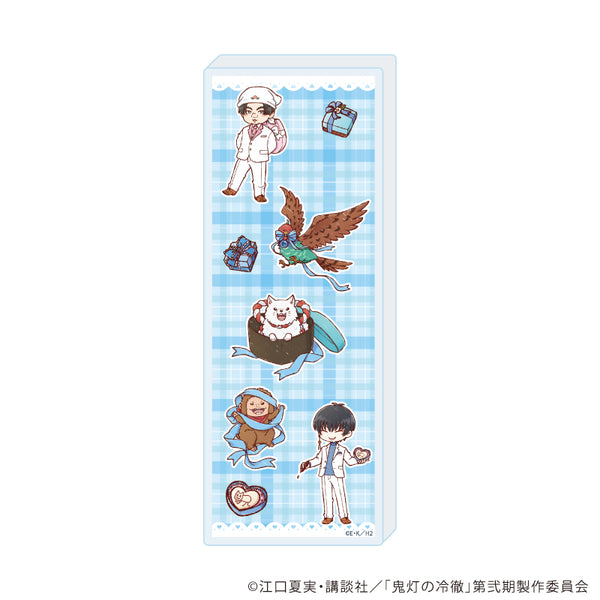 『鬼灯の冷徹』ミニアクリルブロック02/集合デザイン2 ホワイトデーver.(グラフアートイラスト)