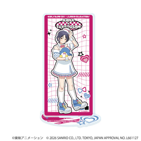 『ガールズバンドクライ×サンリオキャラクターズ』アクリルスタンド16/ナナ×タキシードサム(コラボイラスト)【202607再販】