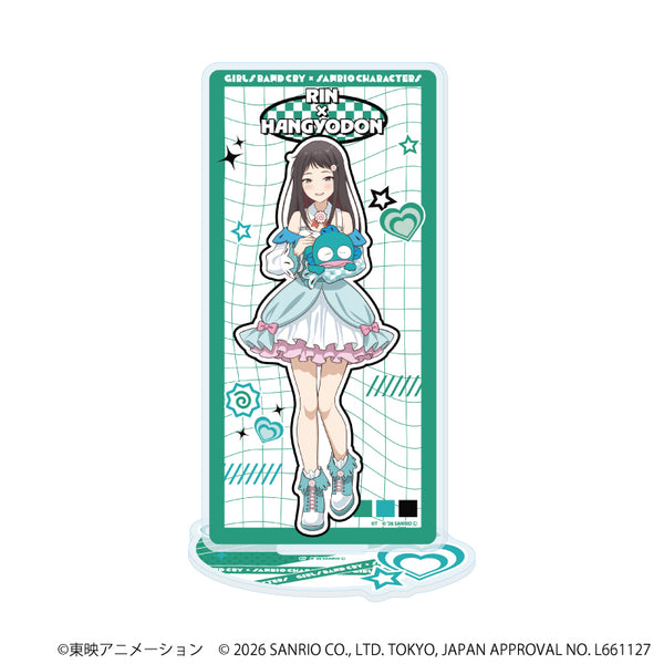 『ガールズバンドクライ×サンリオキャラクターズ』アクリルスタンド17/リン×ハンギョドン(コラボイラスト)