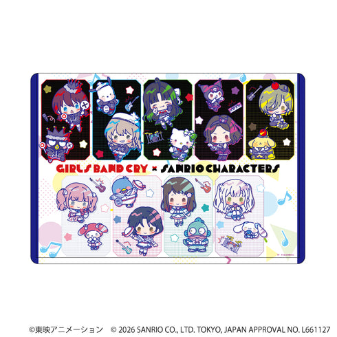 『ガールズバンドクライ×サンリオキャラクターズ』キャラクリアケース03/ミニキャラデザイン(コラボイラスト)