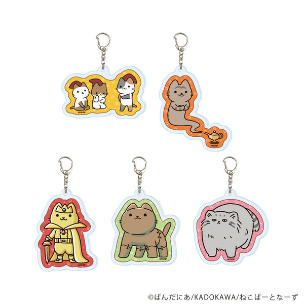 『うごく!ねこむかしばなし』アクリルキーホルダー01/コンプリートセット(全5種)(公式イラスト)