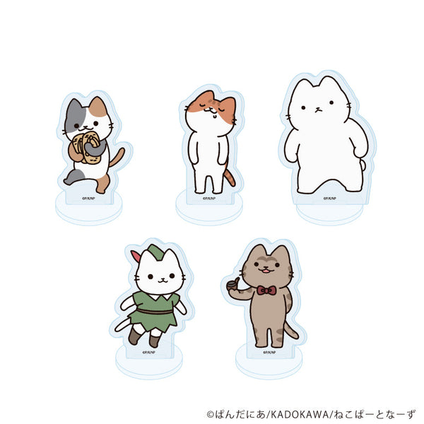 『うごく!ねこむかしばなし』アクリルぷちスタンド01/コンプリートセット(全5種)(公式イラスト)