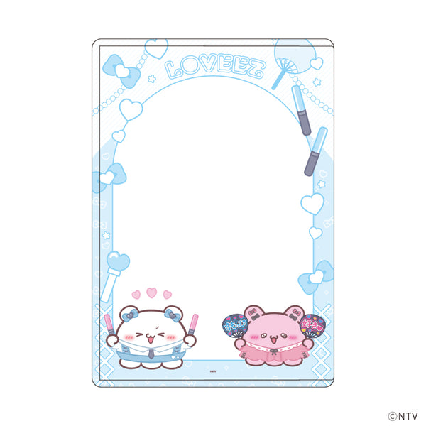 『らぶいーず』キャラクリアケース07/すもっぴ&ぴょんちー 水色 推し活ver.(描き下ろしイラスト)