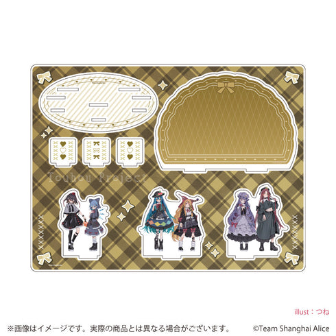 『東方Project』アクリルジオラマ04/集合デザイン 病みかわいいver.(描き起こしイラスト)