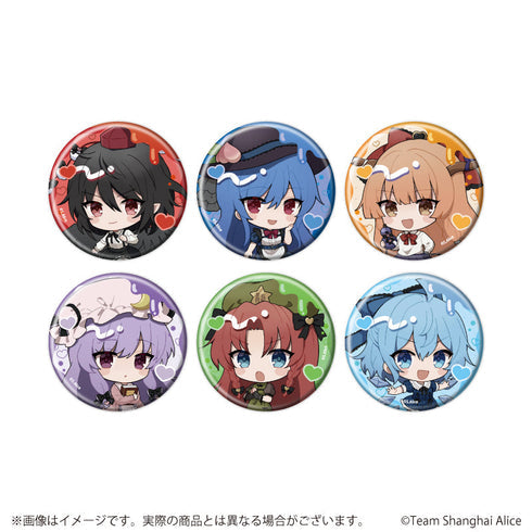 『東方Project』缶バッジ08/病みかわいいver. ブラインド(全6種)(ミニキャライラスト)【BOX】【202610再販】
