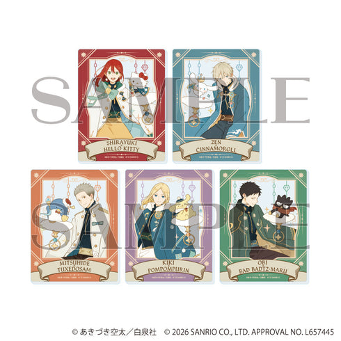 『赤髪の白雪姫×サンリオキャラクターズ』アクリルカード01/コンプリートセット(全5種)(コラボイラスト)