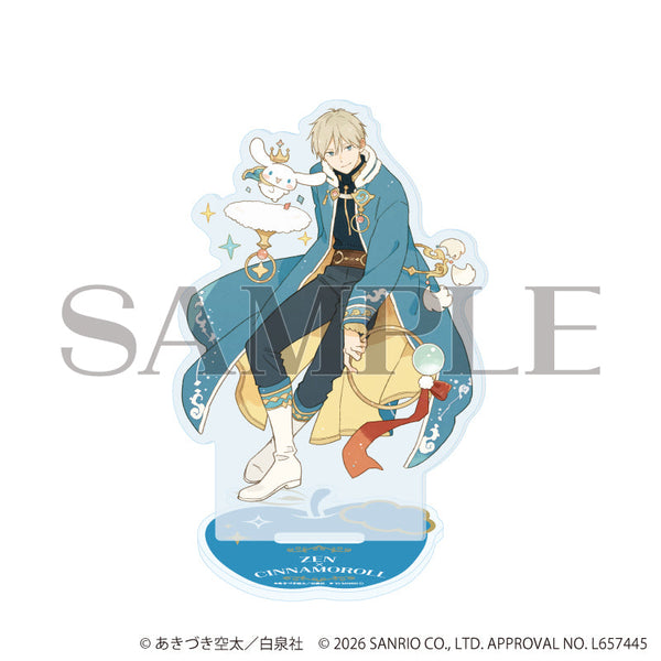 『赤髪の白雪姫×サンリオキャラクターズ』アクリルスタンド02/ゼン×シナモロール(コラボイラスト)