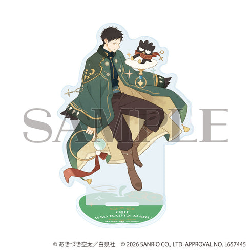 『赤髪の白雪姫×サンリオキャラクターズ』アクリルスタンド05/オビ×バッドばつ丸(コラボイラスト)