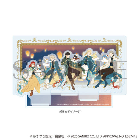 『赤髪の白雪姫×サンリオキャラクターズ』プレミアム アクリルジオラマプレート01/(コラボイラスト)