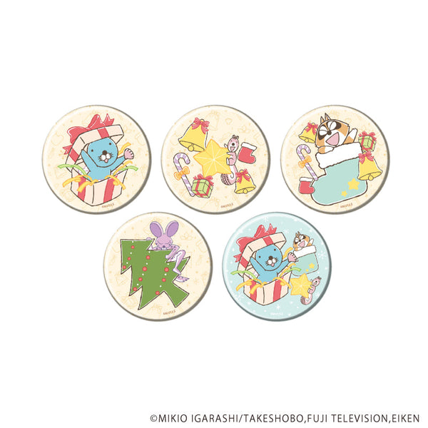 『ぼのぼの』缶バッジ08/クリスマスver. コンプリートセット(全5種)(公式イラスト)