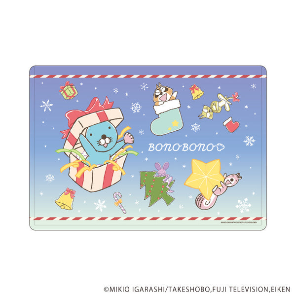 『ぼのぼの』キャラクリアケース10/クリスマスver.集合デザイン(公式イラスト)