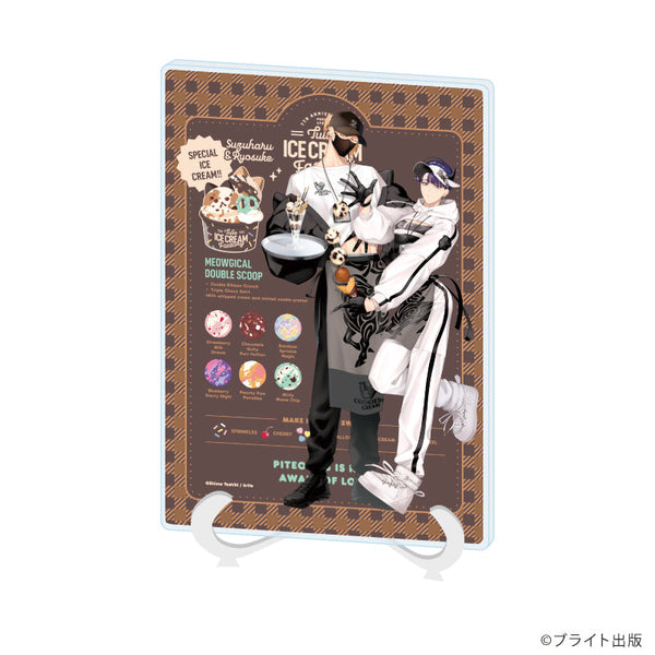『Tulle Ice Cream Factory -7th Anniversary-』アクリルアートボード(A5サイズ)06/屋敷シマ先生(描き下ろしイラスト)