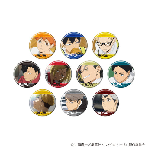 『ハイキュー!!』缶バッジ03/コンプリートセット(全10種)(場面写)
