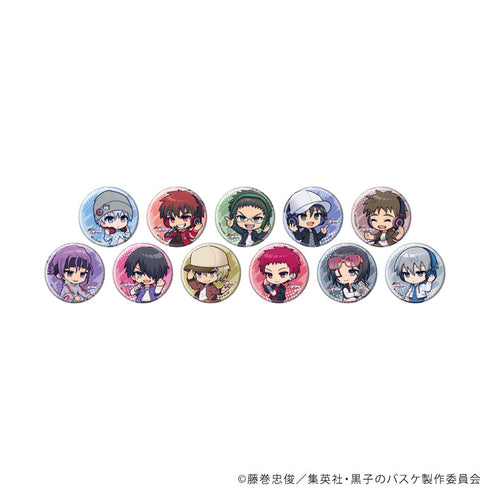 『黒子のバスケ』缶バッジ33/ヒップホップver. コンプリートセット(全11種)(ミニキャライラスト)