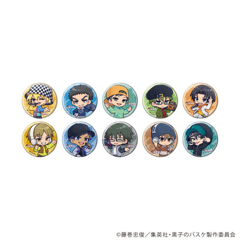 『黒子のバスケ』缶バッジ34/ヒップホップver. コンプリートセット(全10種)(ミニキャライラスト)