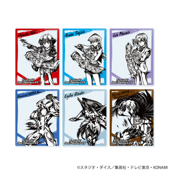 『遊☆戯☆王デュエルモンスターズGX』アクリルカード03/コンプリートセット(全6種)(墨絵イラスト)