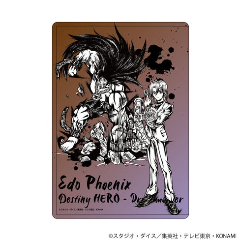 『遊☆戯☆王デュエルモンスターズGX』キャラクリアケース16/エド・フェニックス(墨絵イラスト)