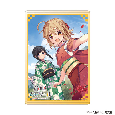 『花唄メモワール』キャラクリアケース03/佐々木梅&藤野(公式イラスト)