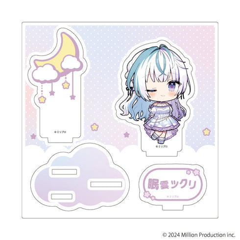 『Million Production』アクリルスタンドプレート08/眠雲ツクリ dreamy ver.(ミニキャライラスト)