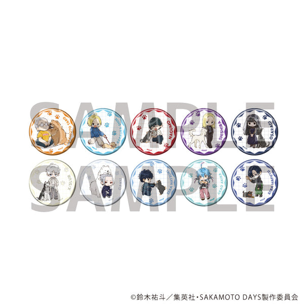 『SAKAMOTO DAYS』缶バッジ27/犬ver. コンプリートセット(全10種)(グラフアートイラスト)