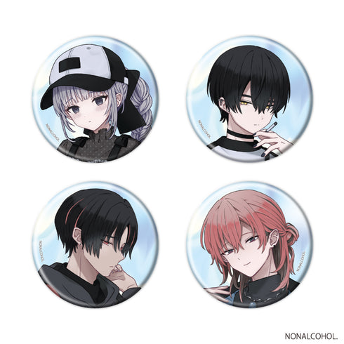 《泥舟与罪人》徽章02/Y2K街头版 全套(共4款)(全新绘制插画)