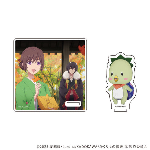 『かくりよの宿飯 弐』アクリルコースタースタンド」01/ティザービジュアルデザイン(公式イラスト)