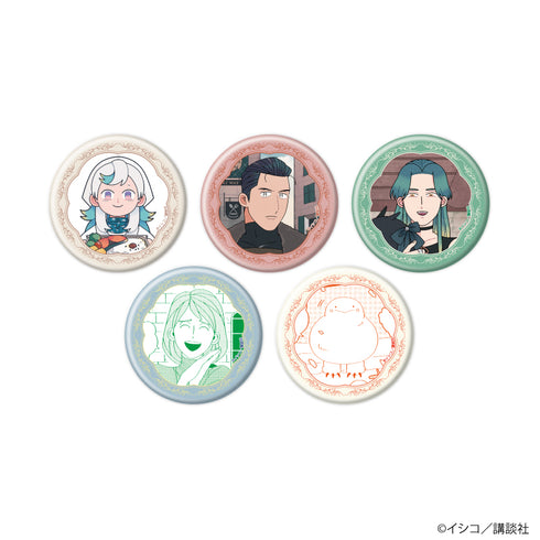 Evil God's Bento Shop" Can Badge 01/Complete Set (5 kinds) (Official Illustration)