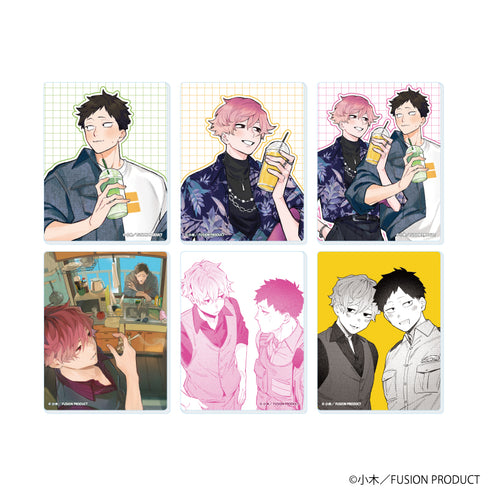 "Let's Be Friends, Neighbor" Acrylic Card 01 / Complete Set (All 6 Varieties) (Official & Original Illustrations)