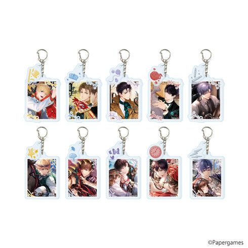 『恋とプロデューサー~EVOL×LOVE~』パーツ付きアクリルキーホルダー10/セット2 コンプリートセット(全10種)(公式イラスト)