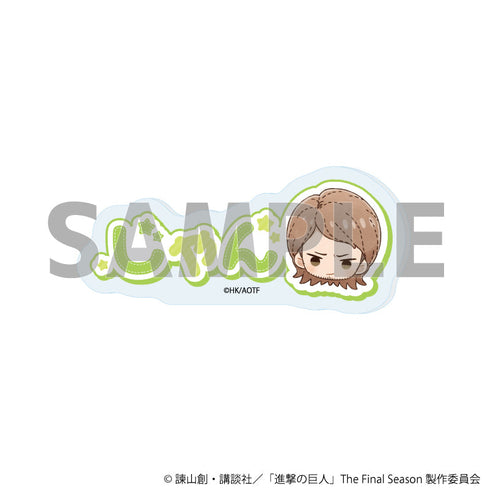 『進撃の巨人The Final Season』おなまえアクリルプレートバッジ08/ジャン・キルシュタイン ぬいぐるみver.(グラフアートイラスト)