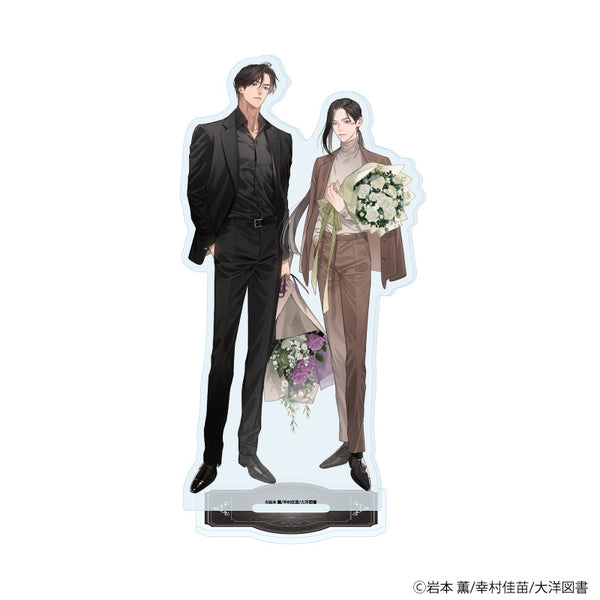 『αの花嫁 共鳴恋情』『Ωの花燭 共鳴恋情』アクリルスタンド 01/孔王李里耶&燕城路旺(描き下ろしイラスト)