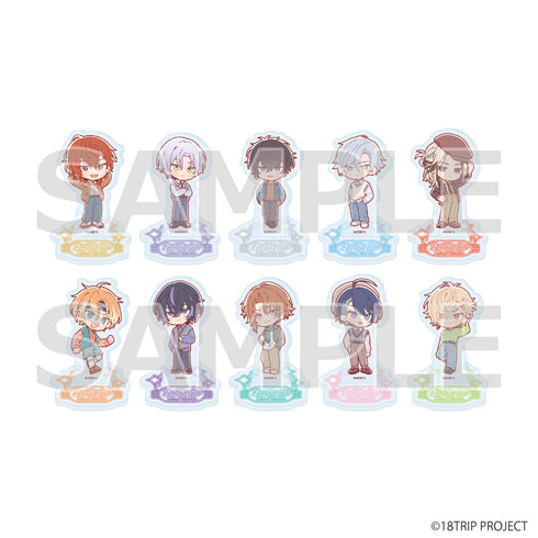 『18TRIP』アクリルぷちスタンド『18TRIP』05/ニューレトロver. コンプリートセット(全10種)(ミニキャライラスト)