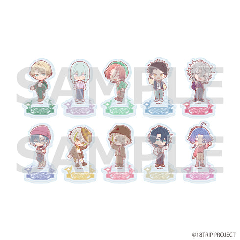 『18TRIP』アクリルぷちスタンド『18TRIP』06/ニューレトロver. コンプリートセット(全10種)(ミニキャライラスト)