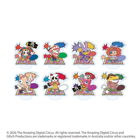 『アメイジング・デジタル・サーカス』アクリルぷちスタンド02/カラフルver. コンプリートセット(全8種)(POP Artイラスト)