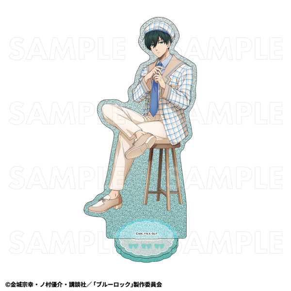 『ブルーロック』チェックセーラーStyle グリッターアクリルスタンド 糸師凛