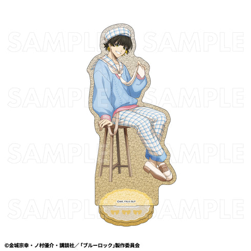 『ブルーロック』チェックセーラーStyle グリッターアクリルスタンド 蜂楽廻