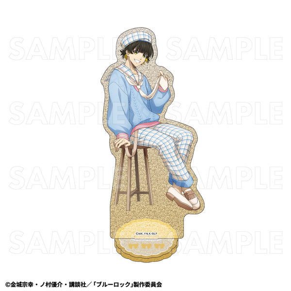 『ブルーロック』チェックセーラーStyle グリッターアクリルスタンド 蜂楽廻