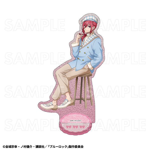 『ブルーロック』チェックセーラーStyle グリッターアクリルスタンド 千切豹馬