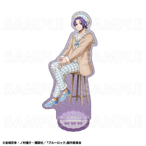 『ブルーロック』チェックセーラーStyle グリッターアクリルスタンド 御影玲王