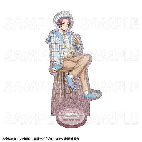 『ブルーロック』チェックセーラーStyle グリッターアクリルスタンド 糸師冴