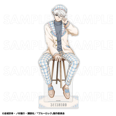 『ブルーロック』チェックセーラーStyle 特大アクリルスタンド 凪誠士郎