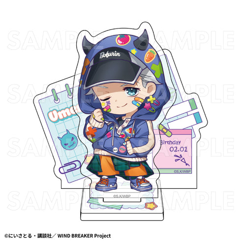 『WIND BREAKER』でびデコパーカー ちびキャラVer. アクリルスタンド 梅宮一