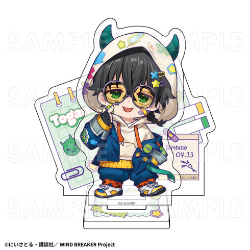 『WIND BREAKER』でびデコパーカー ちびキャラVer. アクリルスタンド 十亀条