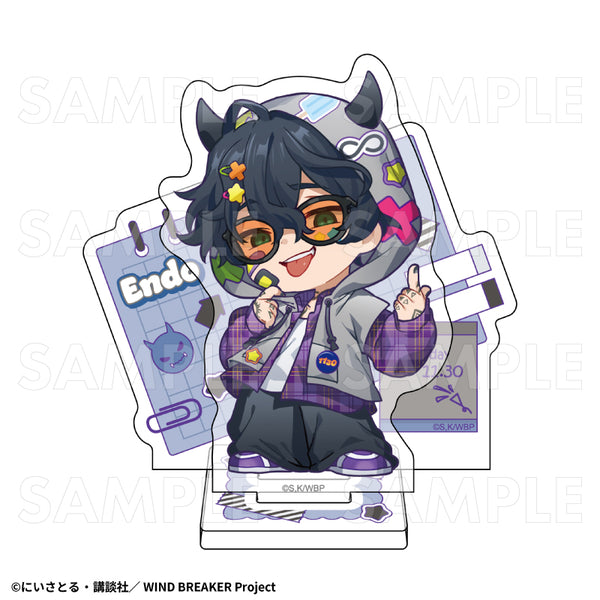 『WIND BREAKER』でびデコパーカー ちびキャラVer. アクリルスタンド 棪堂哉真斗