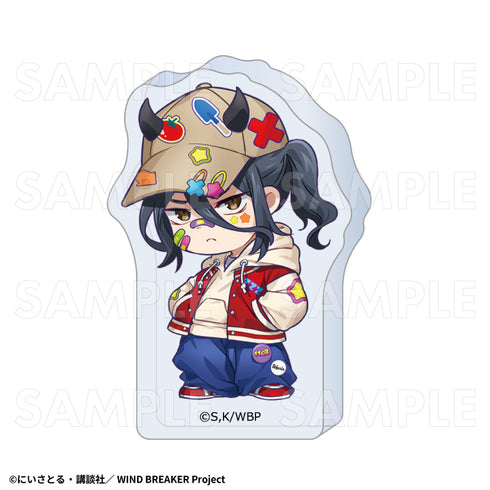 『WIND BREAKER』でびデコパーカー ちびキャラVer. アクリルブロック 杉下京太郎
